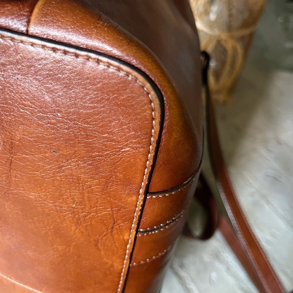 Etienne Aigner Vintage Leather Handbag Double Strap Shoulder Tote Bag - Picture 9 of 15